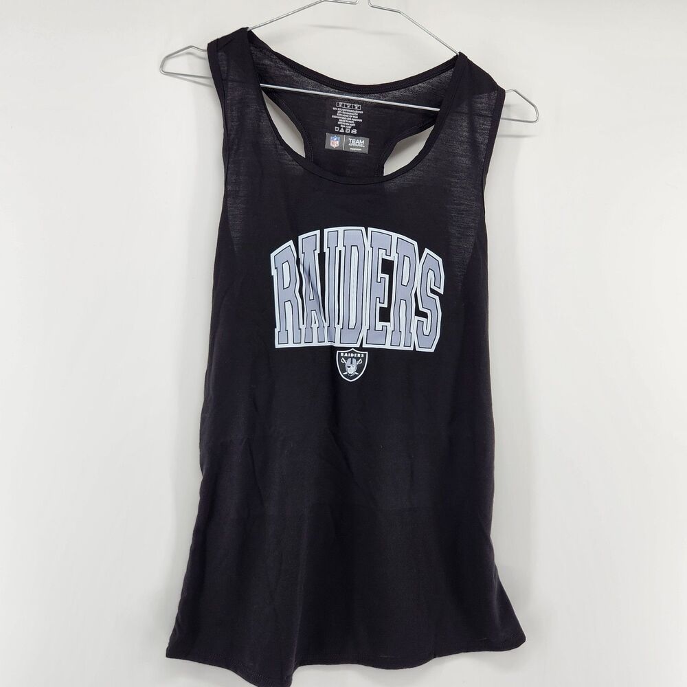 Las Vegas Raiders Women's Medium NFL Racerback Tank Top Sleepwear NWOT